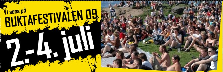 Bytt Bukta-billetten i armbånd på forhånd | Bukta Open Air Festival